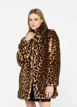 Liu Jo Abrigo con estampado animal-Mujer Abrigos Y Chalecos