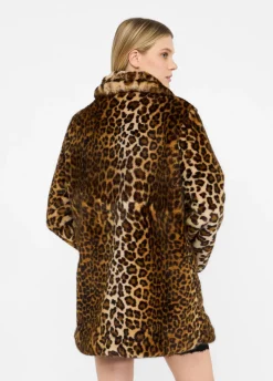 Liu Jo Abrigo con estampado animal-Mujer Abrigos Y Chalecos