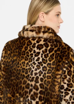 Liu Jo Abrigo con estampado animal-Mujer Abrigos Y Chalecos