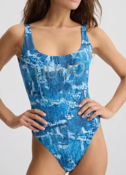 Liu Jo Bañador entero estampado-Mujer Moda Baño