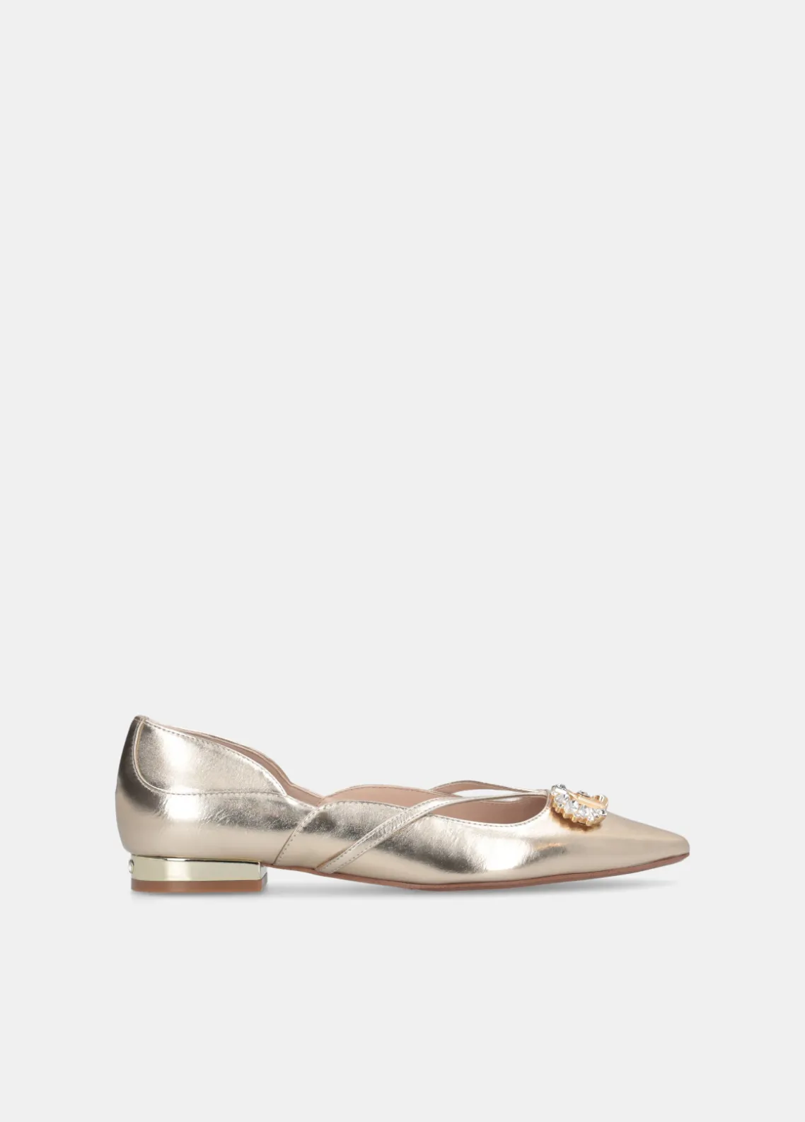 Liu Jo Bailarinas con logotipo de pedrería-Mujer Mocasines