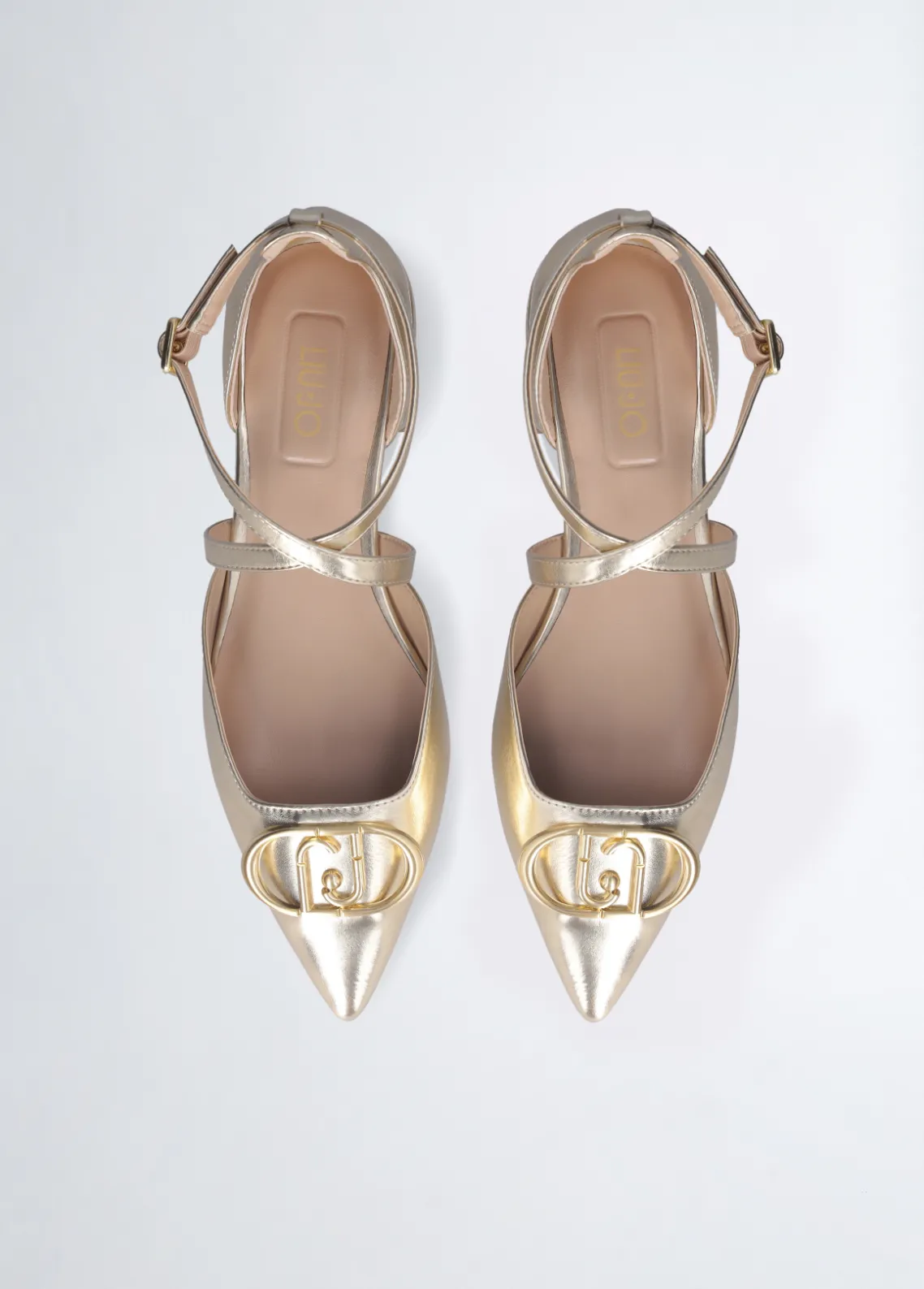 Liu Jo Bailarinas con logotipo grande-Mujer Mocasines