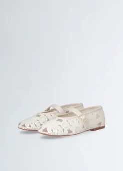 Liu Jo Bailarinas de encaje macramé-Mujer Mocasines