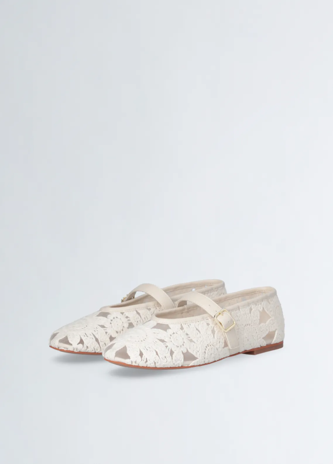 Liu Jo Bailarinas de encaje macramé-Mujer Mocasines