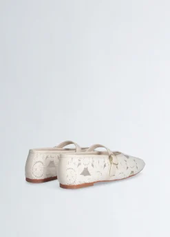 Liu Jo Bailarinas de encaje macramé-Mujer Mocasines