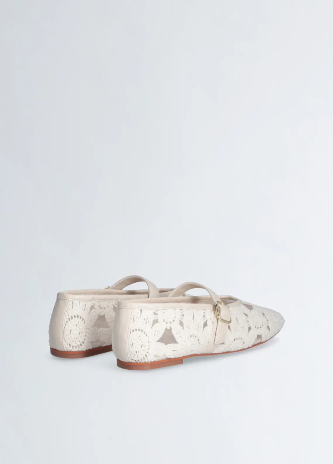 Liu Jo Bailarinas de encaje macramé-Mujer Mocasines