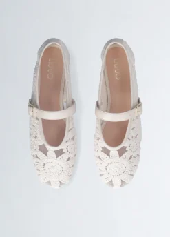 Liu Jo Bailarinas de encaje macramé-Mujer Mocasines