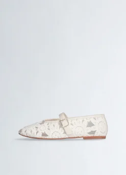 Liu Jo Bailarinas de encaje macramé-Mujer Mocasines