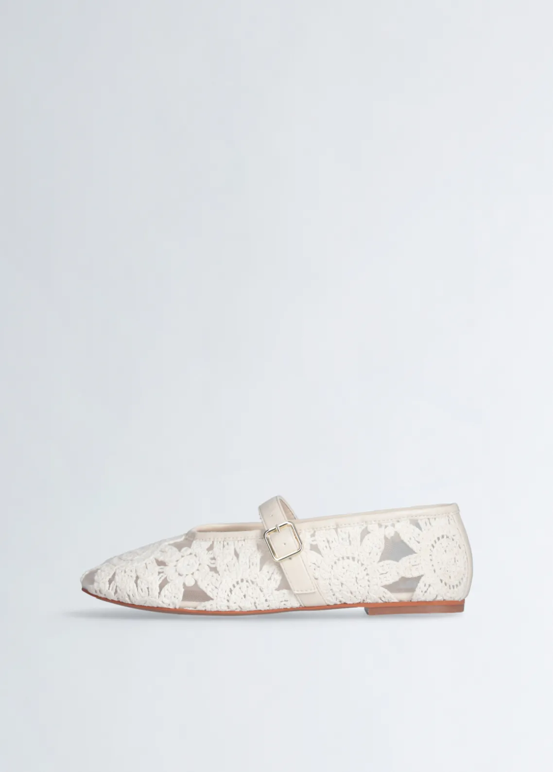 Liu Jo Bailarinas de encaje macramé-Mujer Mocasines