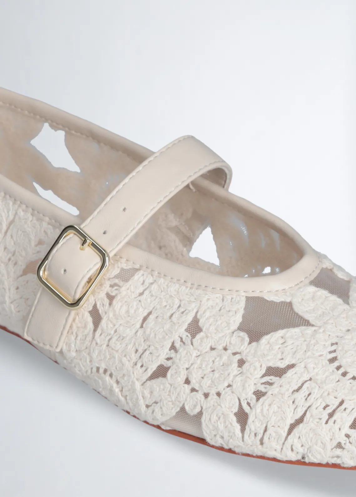 Liu Jo Bailarinas de encaje macramé-Mujer Mocasines