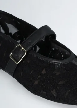 Liu Jo Bailarinas de encaje macramé-Mujer Mocasines
