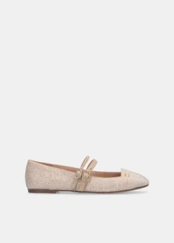 Liu Jo Bailarinas totalmente de strass-Mujer Mocasines