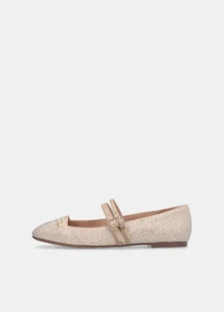 Liu Jo Bailarinas totalmente de strass-Mujer Mocasines