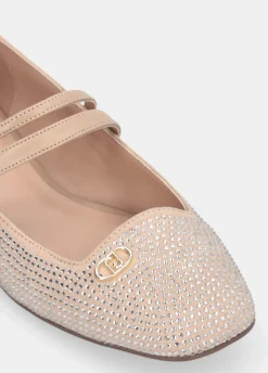 Liu Jo Bailarinas totalmente de strass-Mujer Mocasines