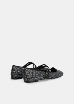 Liu Jo Bailarinas totalmente de strass-Mujer Mocasines