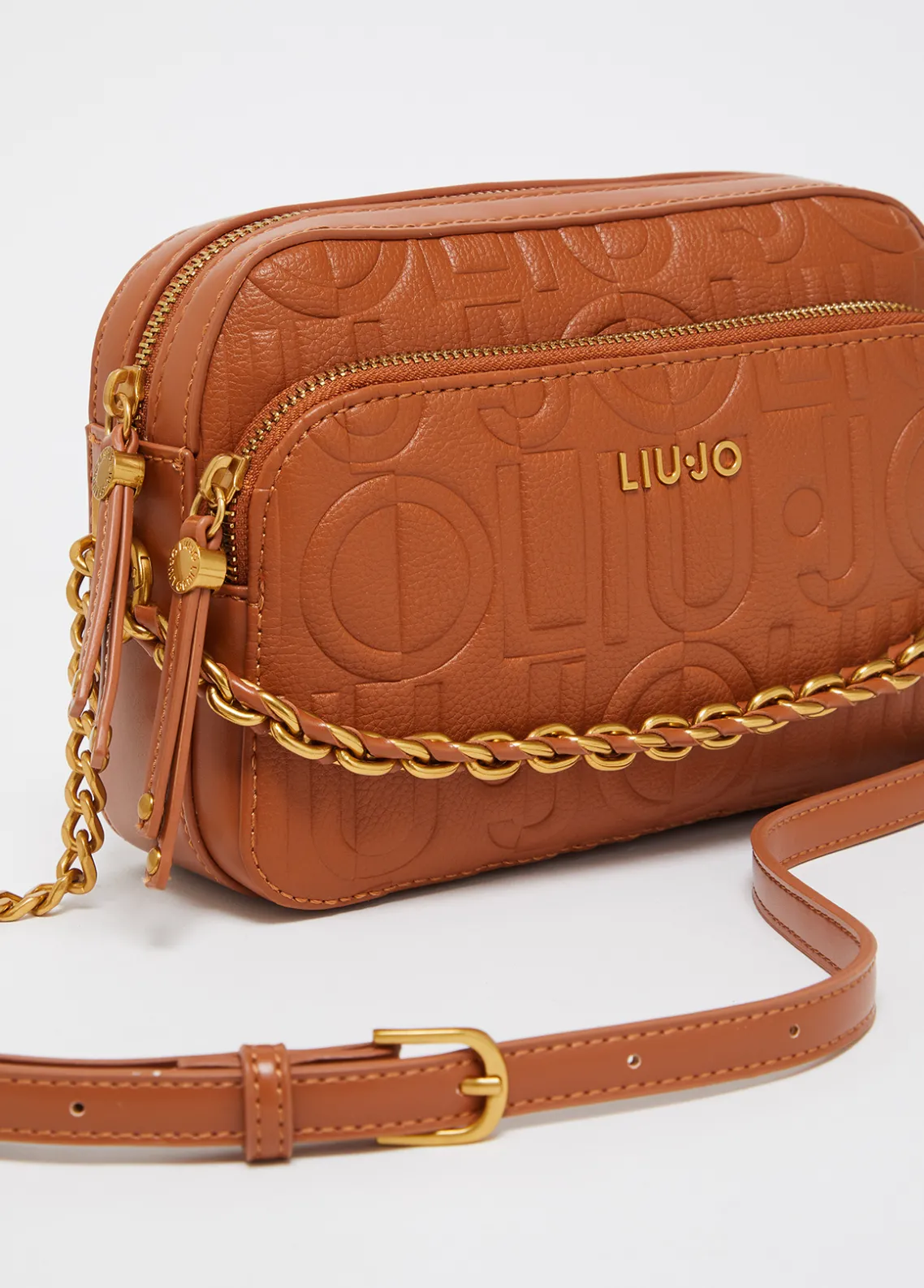 Liu Jo Bandolera mediana con cadena decorativa-Mujer Bolsos Bandoleras