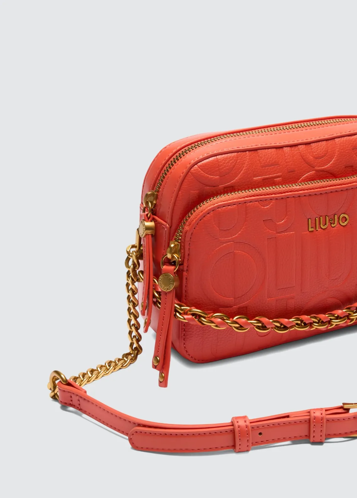 Liu Jo Bandolera mediana con cadena decorativa-Mujer Bolsos Bandoleras