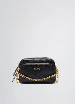 Liu Jo Bandolera mediana con cadena decorativa-Mujer Bolsos Bandoleras