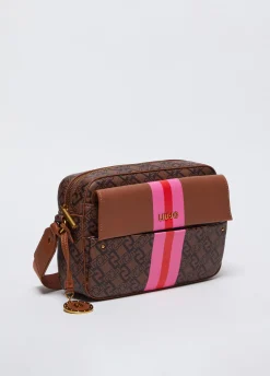 Liu Jo Bandolera mediana con charm-Mujer Bolsos Bandoleras