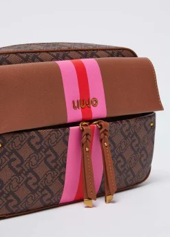Liu Jo Bandolera mediana con charm-Mujer Bolsos Bandoleras