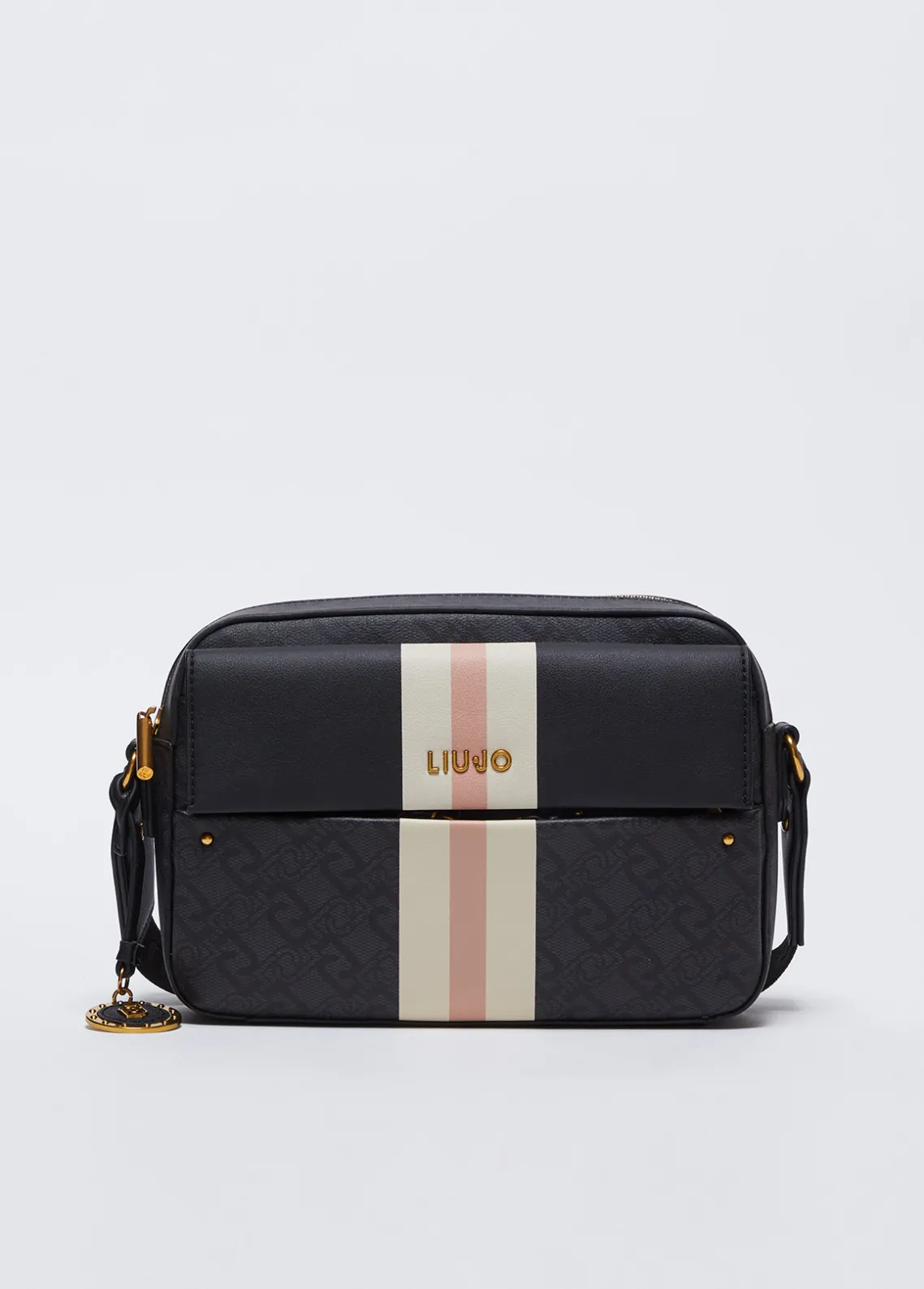 Liu Jo Bandolera mediana con charm-Mujer Bolsos Bandoleras