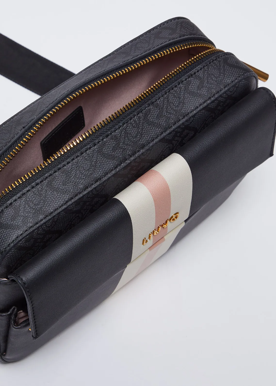 Liu Jo Bandolera mediana con charm-Mujer Bolsos Bandoleras