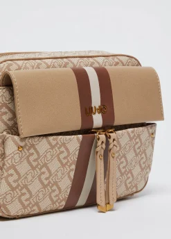 Liu Jo Bandolera mediana con charm-Mujer Bolsos Bandoleras