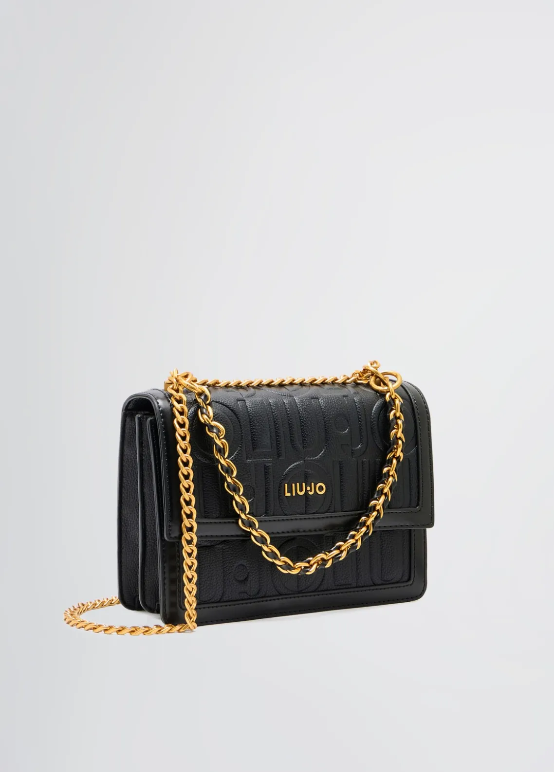 Liu Jo Bandolera mediana con logotipo-Mujer Bolsos Bandoleras
