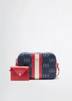 Liu Jo Bandolera mediana de jacquard-Mujer Bolsos Bandoleras