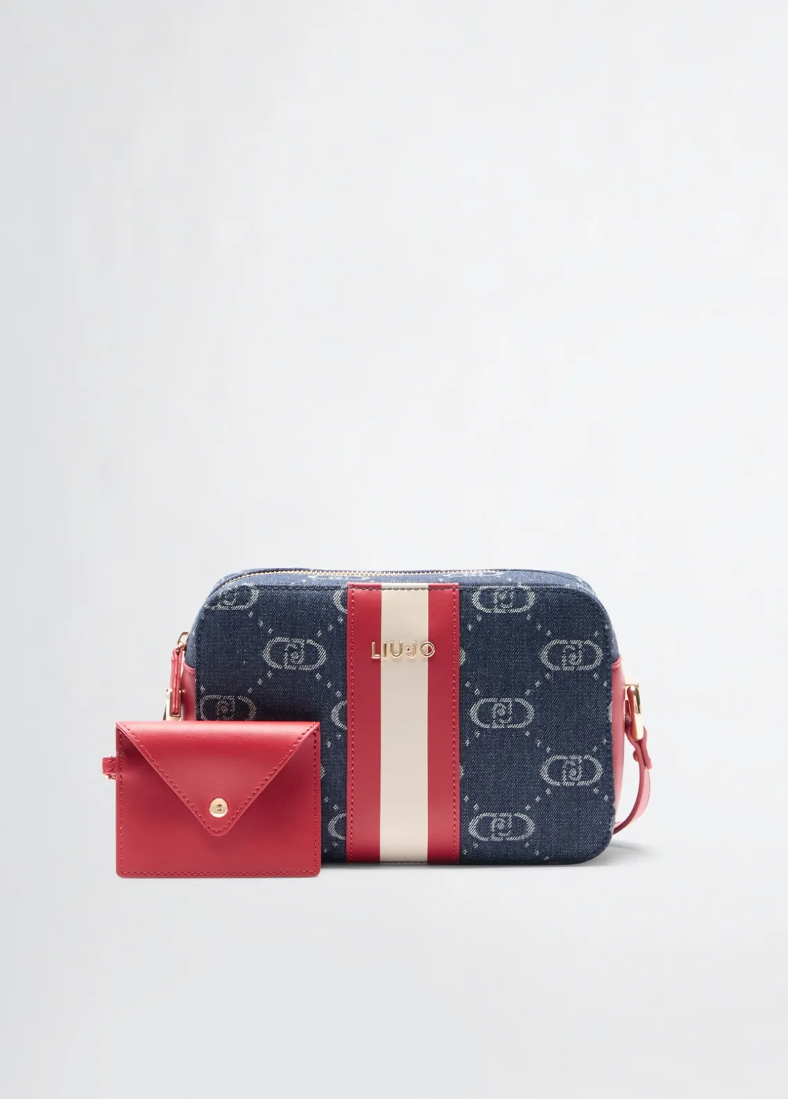Liu Jo Bandolera mediana de jacquard-Mujer Bolsos Bandoleras