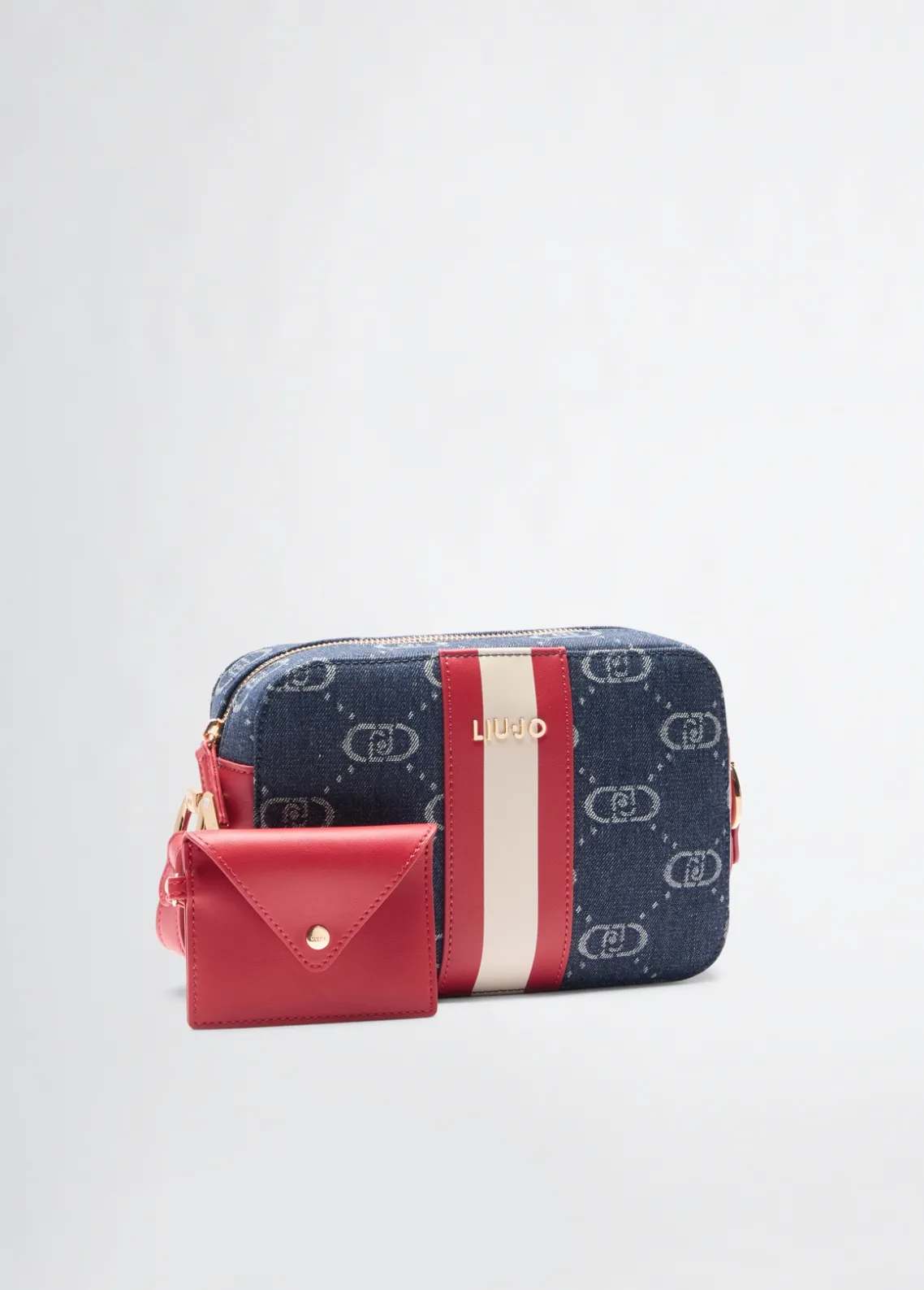 Liu Jo Bandolera mediana de jacquard-Mujer Bolsos Bandoleras