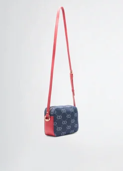 Liu Jo Bandolera mediana de jacquard-Mujer Bolsos Bandoleras