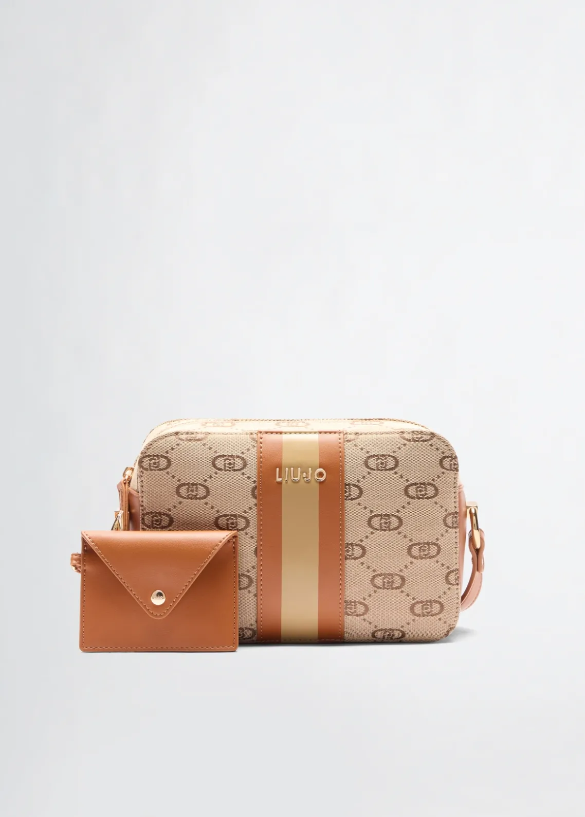 Liu Jo Bandolera mediana de jacquard-Mujer Bolsos Bandoleras