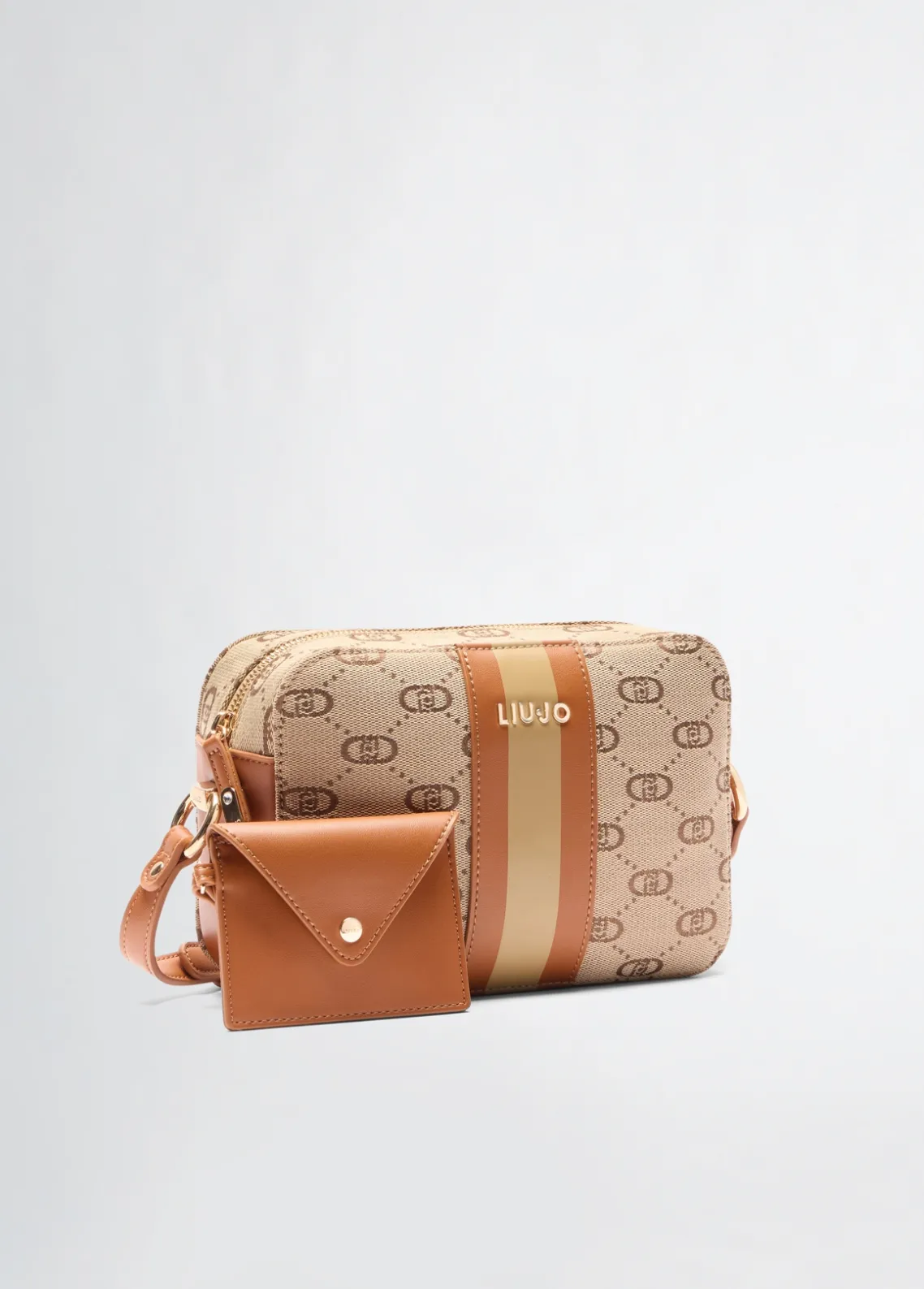 Liu Jo Bandolera mediana de jacquard-Mujer Bolsos Bandoleras