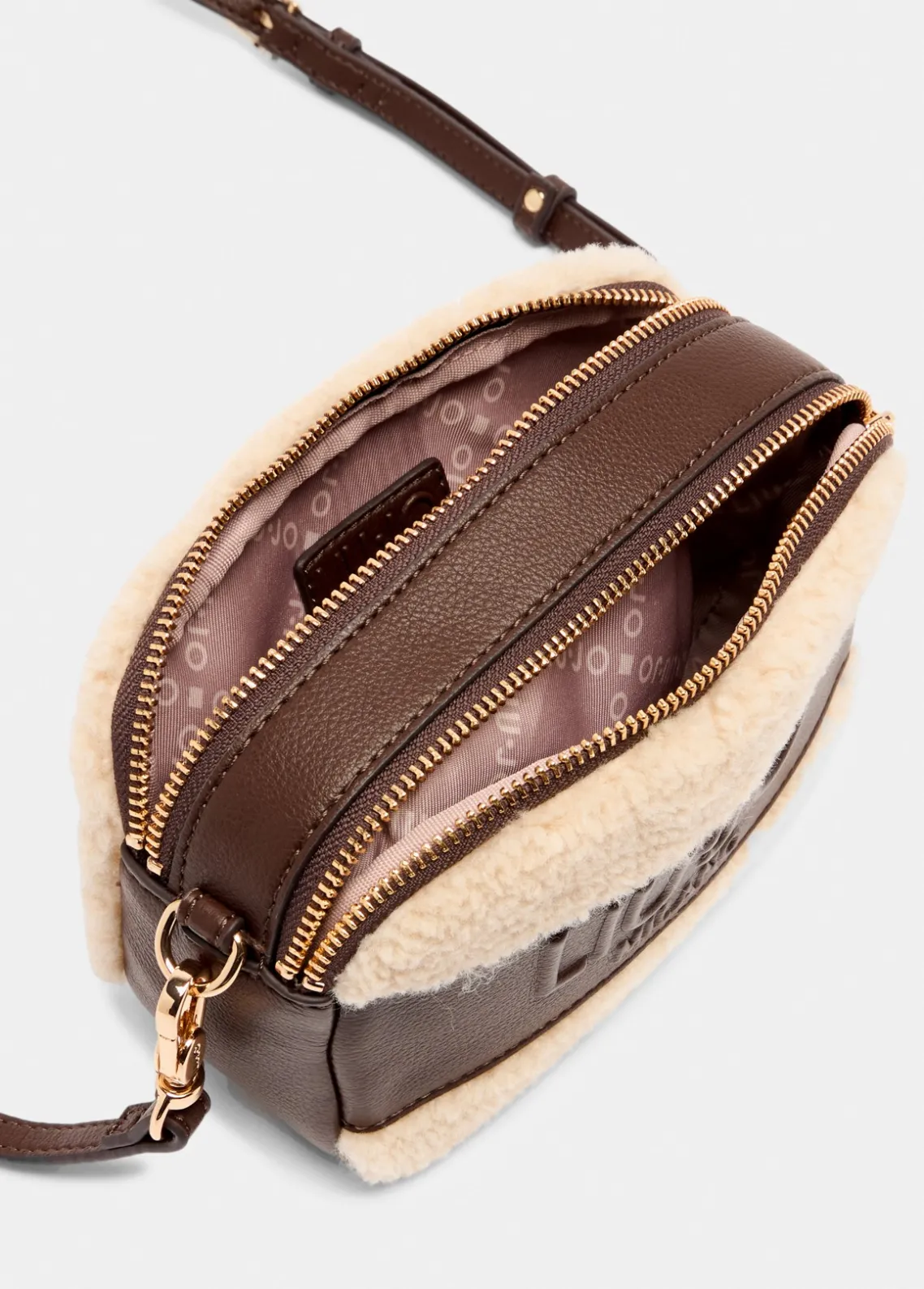 Liu Jo Bandolera pequeña de peluche-Mujer Bolsos Bandoleras