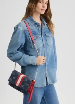Liu Jo Bandolera pequeña jacquard-Mujer Bolsos Bandoleras