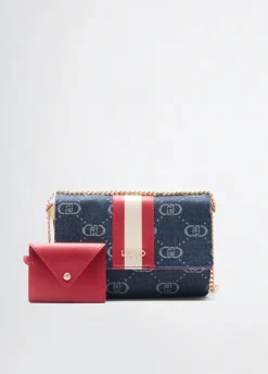 Liu Jo Bandolera pequeña jacquard-Mujer Bolsos Bandoleras