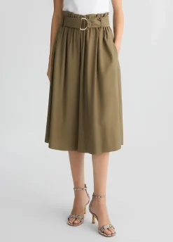 Liu Jo Bermuda con cinturón-Mujer Pantalones