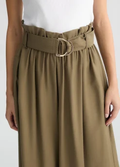 Liu Jo Bermuda con cinturón-Mujer Pantalones