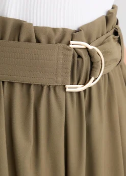 Liu Jo Bermuda con cinturón-Mujer Pantalones