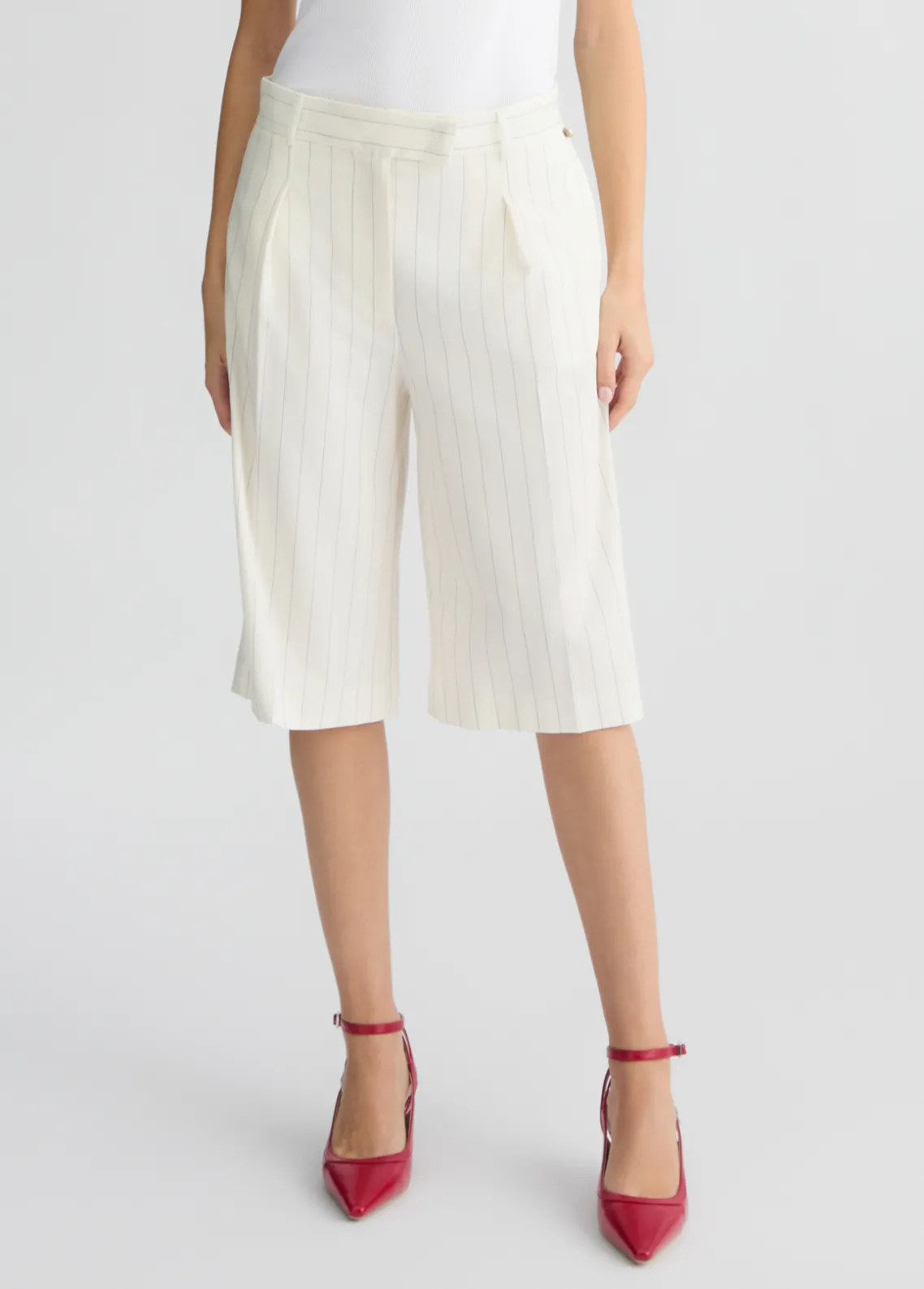 Liu Jo Bermudas a rayas-Mujer Pantalones|Tailleur