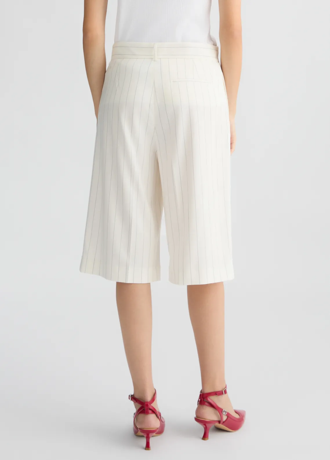 Liu Jo Bermudas a rayas-Mujer Pantalones|Tailleur
