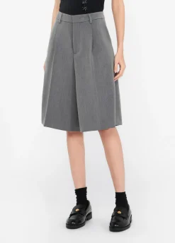 Liu Jo Bermudas con pinzas-Mujer Pantalones