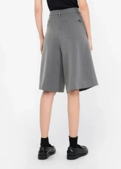 Liu Jo Bermudas con pinzas-Mujer Pantalones