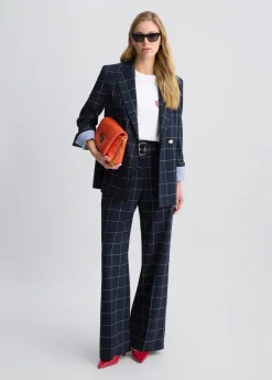 Liu Jo Blazer a cuadros de doble botonadura-Mujer Chaquetas|Tailleur