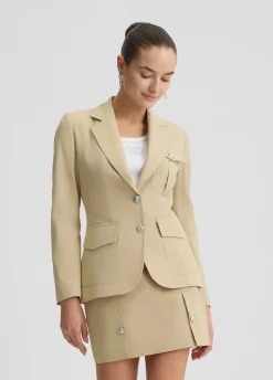 Liu Jo Blazer de mezcla de algodón-Mujer Chaquetas|Tailleur