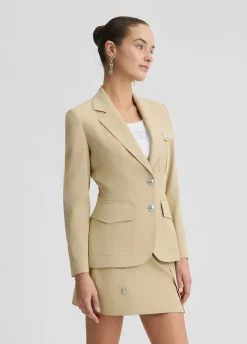 Liu Jo Blazer de mezcla de algodón-Mujer Chaquetas|Tailleur