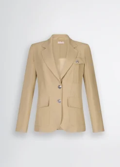 Liu Jo Blazer de mezcla de algodón-Mujer Chaquetas|Tailleur