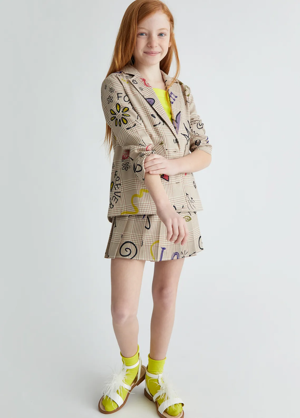Liu Jo Blazer Príncipe de Gales con estampado- Abrigos Y Chaquetas