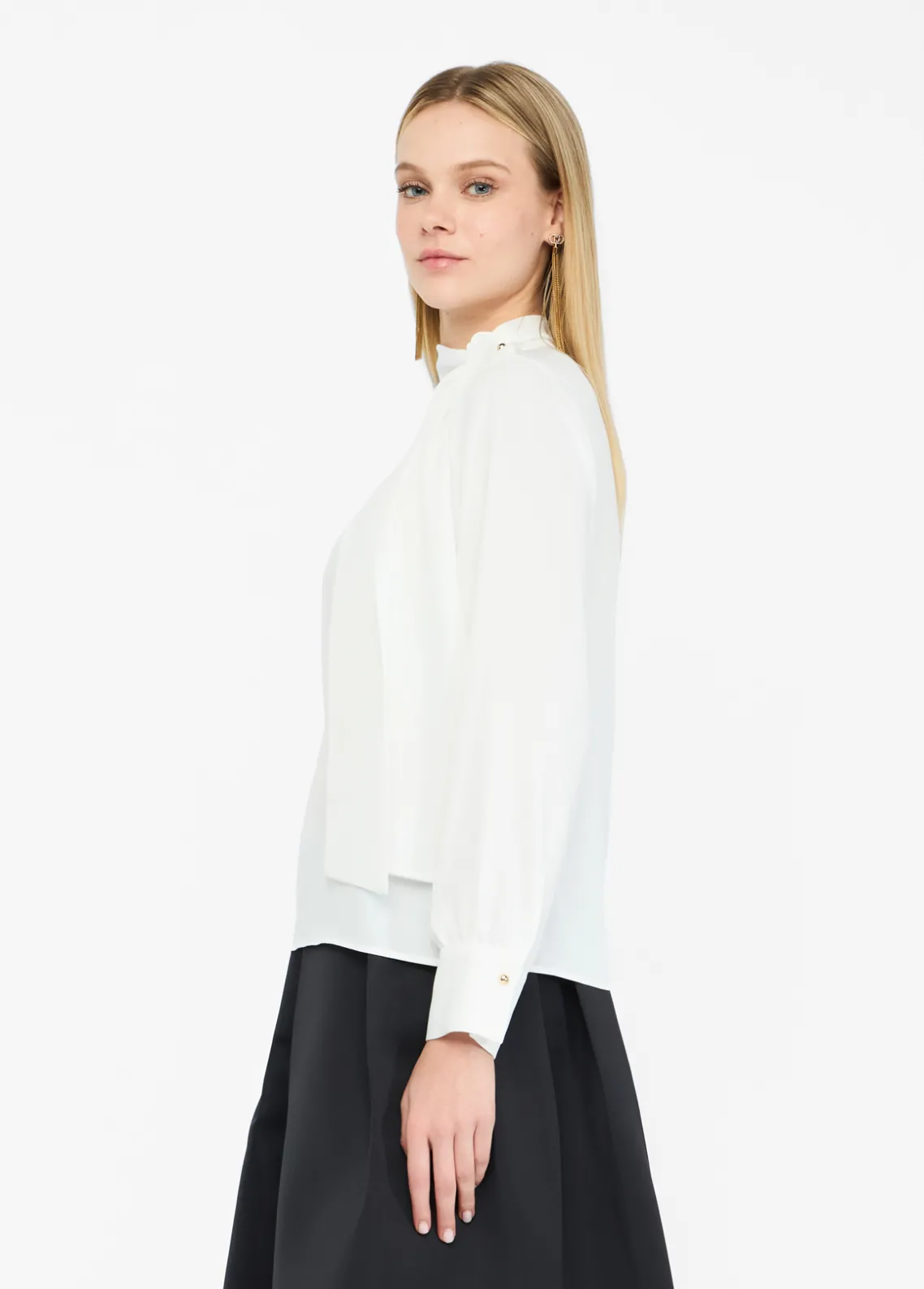 Liu Jo Blusa con bufanda-Mujer Camisas Y Blusas